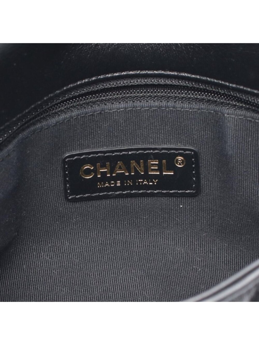 Chanel Shoulder Bag Quilted Small Flap Black Leather - Picture 4 of 6